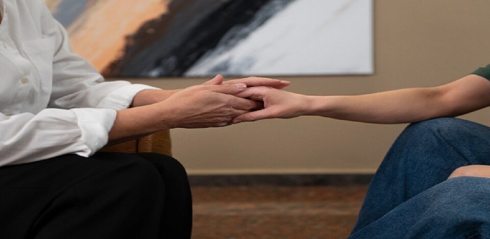 Therapist Holding Hands